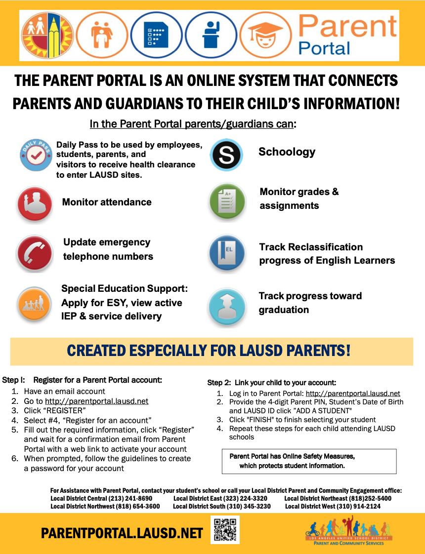 Parent Portal and Daily Pass